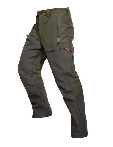 Pantalón de Caza Hombre Iron Tech de la marca Hart bicolor verde gris